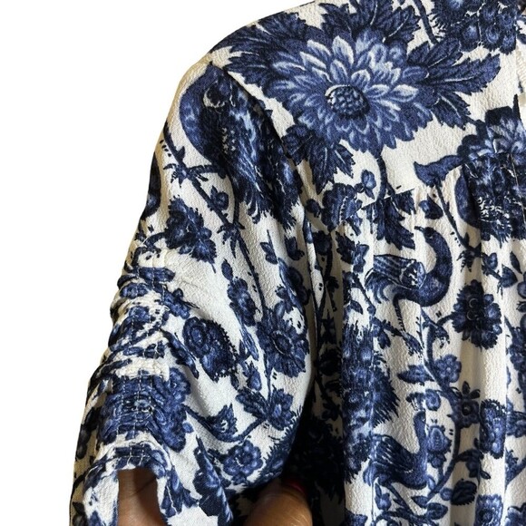 & Other Stories Mini Wrap Dress In Floral Lucia Print - Picture 7 of 16